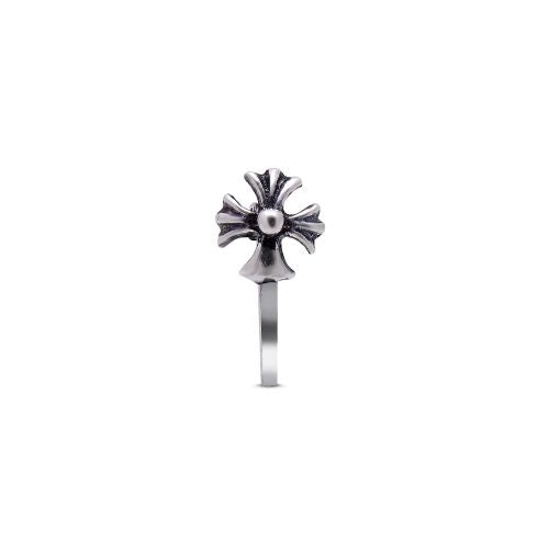 Silver White Enamelled Nose Clip