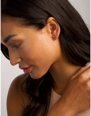 4 mm Gold Plated Piercing Ball 925 Silver Stud Earrings