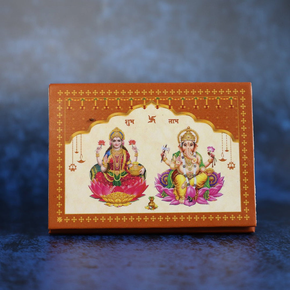 999 pure Silver 1 gm colorful UV print Lakshmi Ji Ganesh Ji Coin - Coins and Bar