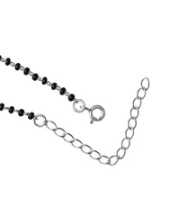 Infinity Pendant Pure 925 Sterling Silver Modern Mangalsutra