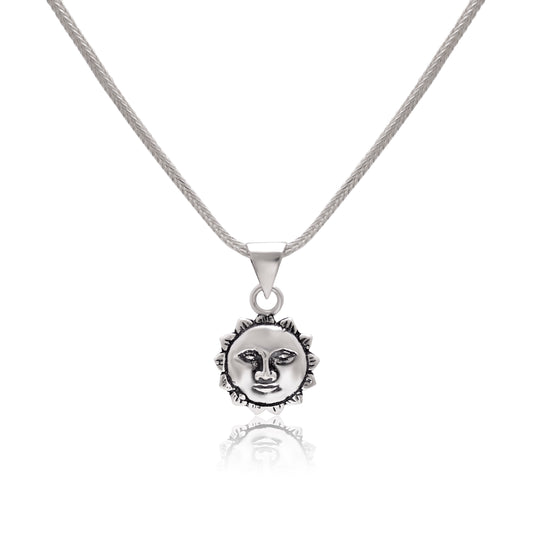 Surya Pendant with Chain 92.5 Silver Pendant