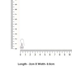 925 Sterling Silver Pair of Pearl Earrings