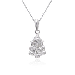 Ganesha 92.5 Sterling Silver Unisex Religious Small Pendant