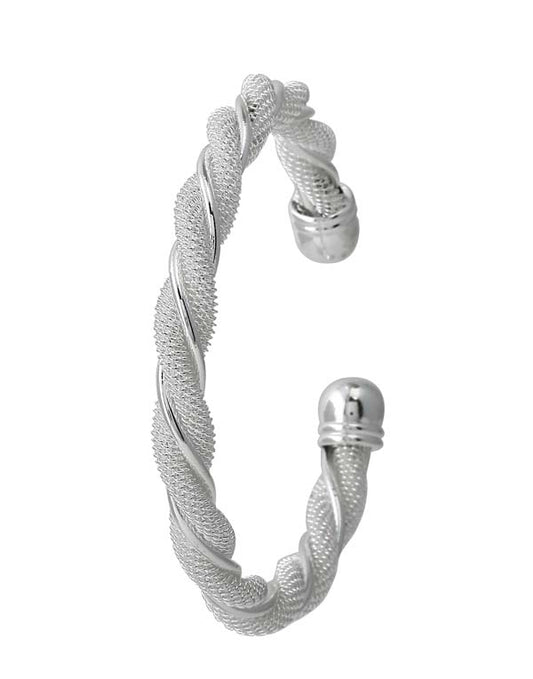 Handmade Bangle in Silver Alloy with for Women for Navratri