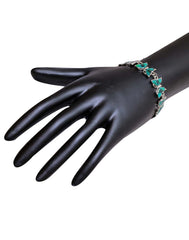 Handmade Butterfly Bracelet in Silver Alloy