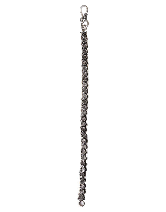 Unisex Bracelet in Silver Alloy