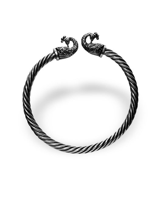 Handmade Peacock Silver Alloy for women