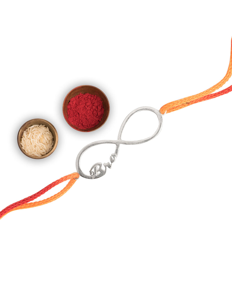 Handmade Bro Engraved Thread Rakhi