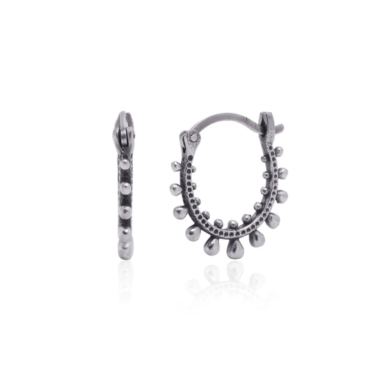Pure 92.5 Sterling Silver Hoops Earrings