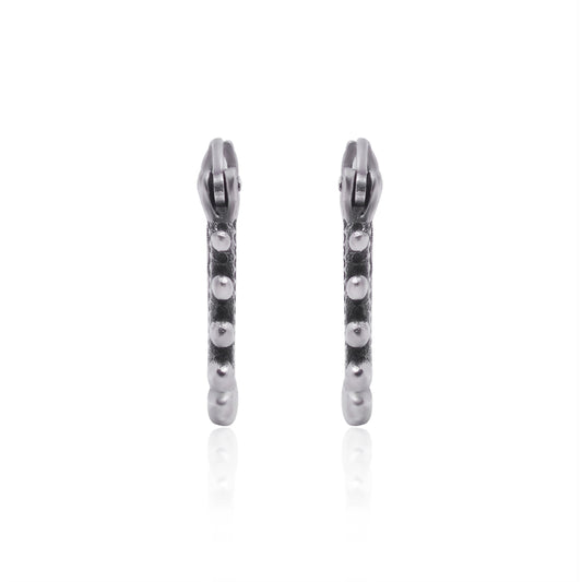 Pure 92.5 Sterling Silver Hoops Earrings