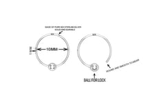 Pure 92.5 Sterling Silver Light weighted Hoop Earrings