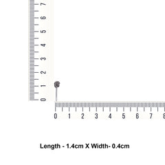 Knot Shape Clip on Nose Pin in 92.5 Silver