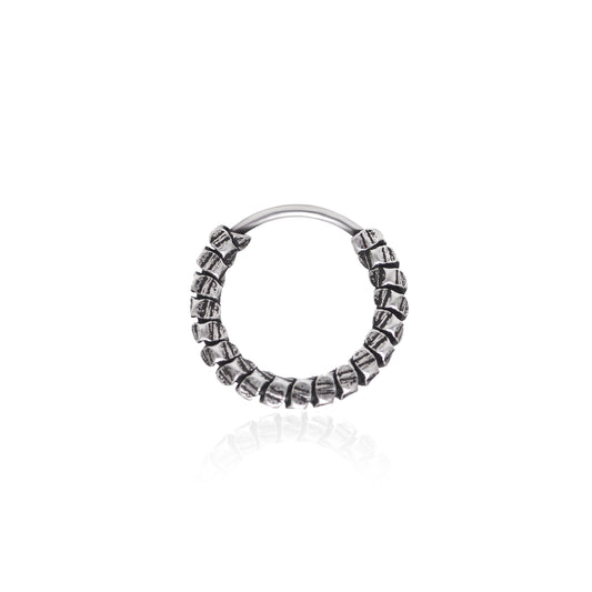 92.5 Sterling Silver Oxidized Nose Ring