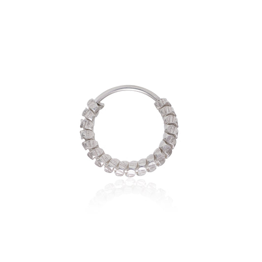 Designer 92.5 Sterling Silver Nose Ring for Women