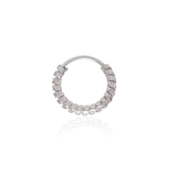 Designer 92.5 Sterling Silver Nose Ring for Women