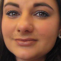 Very Tiny Dot Size 2 mm Ball Nose Pin with Wire in 92.5 Silver for Girls