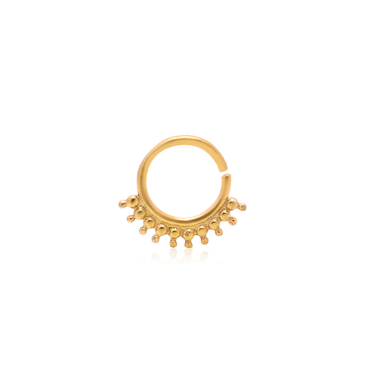 Gold Plated 92.5 Sterling Silver Nose Ring