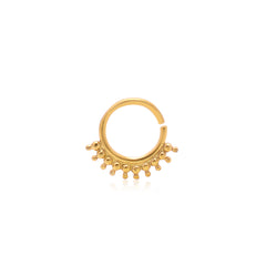 Gold Plated 92.5 Sterling Silver Nose Ring