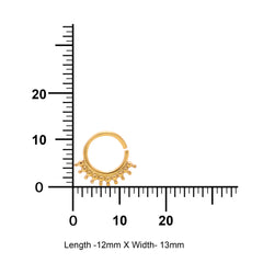 Gold Plated 92.5 Sterling Silver Nose Ring