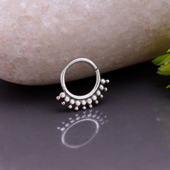 Oxidized 92.5 Sterling Silver Nose Ring