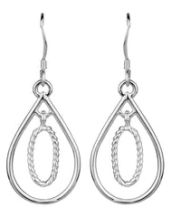 925 Sterling Silver Designer Handmade Dangler Hanging Earrings