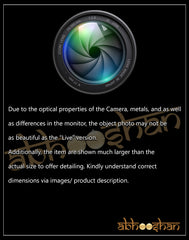 Designer Nose Pin in 92.5 Sterling Oxidized Silver and Pearl