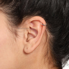 Designer Clip On Nose Ring in 92.5 Silver