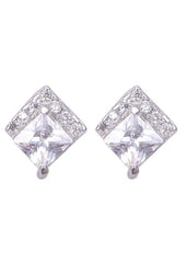 925 Sterling Silver Cute and Small Cz Studs - Studs