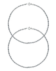 Good looking pair of Anklets in 92.5 Sterling Silver