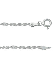 Good looking pair of Anklets in 92.5 Sterling Silver