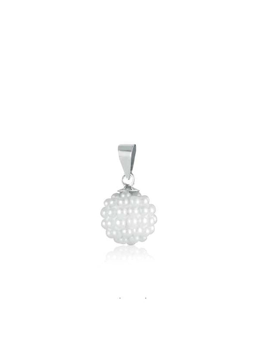 92.5 Sterling Silver Designer Pearl Pendant