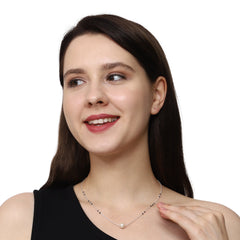 925 Sterling Silver Trendy Designer Pearl Black Beads Mangalsutra