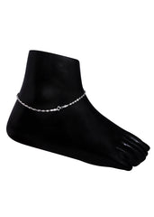 Good looking pair of Anklets in 92.5 Sterling Silver