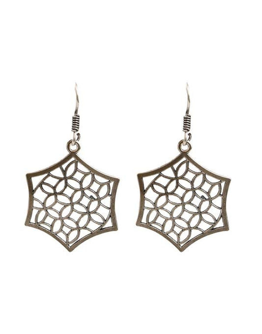 Trendy pair of Earrings in Silver Alloy High Finish for Women