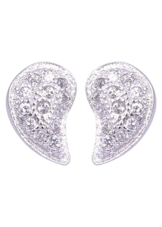 925 Sterling Silver Light weighted Cz Studs
