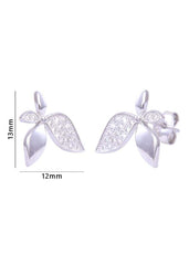 925 Sterling Silver Big And Trendy Cz Stud