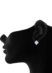 925 Sterling Silver Cute and Small Cz Studs