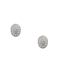 Oval Pendant and Earring Mangalsutra Set in Pure 925 Sterling Silver
