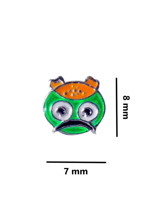 Pure 925 Sterling Silver Cute and Elegant Enamel Studs Earrings