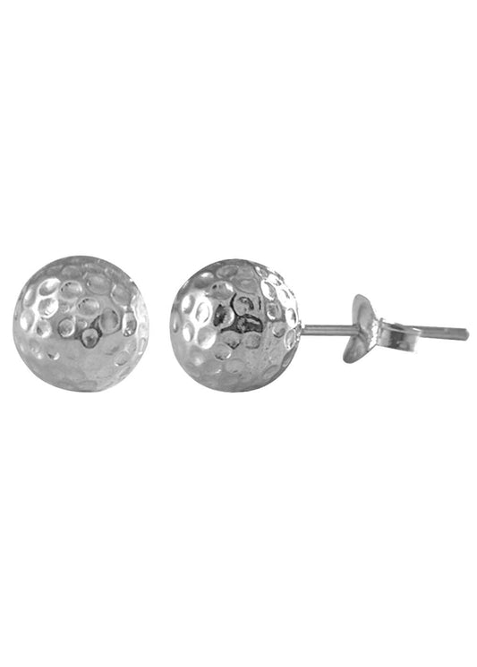 92.5 Sterling Silver Pair of 8mm Ball Studs Earrings