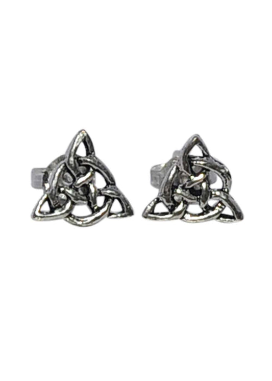 Trendy Studs in Oxidized 92.5 Silver