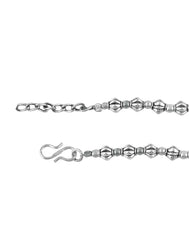 Tribal Single Anklet in Silver Alloy