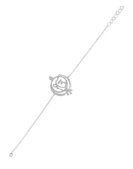 Handmade Ek Onkar Bracelet in Silver Alloy