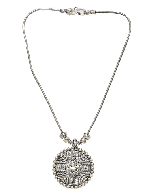 Designer Round Ganesha Necklace