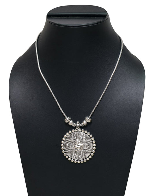 Designer Round Ganesha Necklace