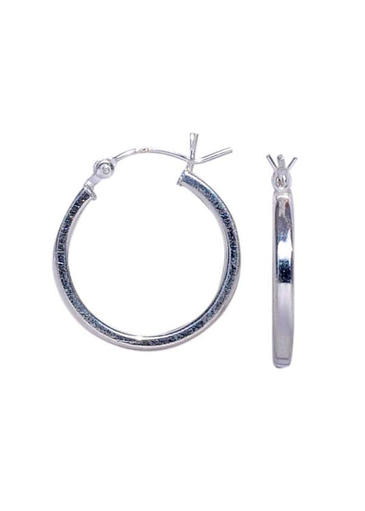 Pure 92.5 Sterling Silver Hoop Earrings