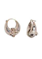 Pure 925 Sterling Silver Unisex Hoop Earrings