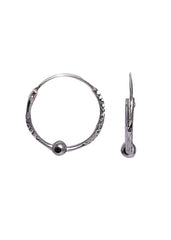 Pure 925 Sterling Silver light weighted Hoop Earrings