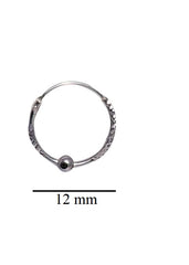 Pure 925 Sterling Silver light weighted Hoop Earrings