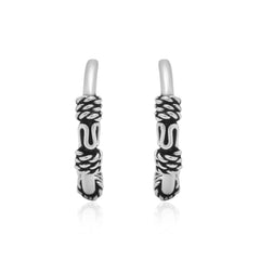 92.5 Sterling Silver light weighted Hoops